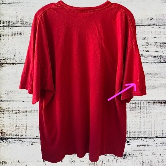 Peanuts Red Christmas Snowmen T-Shirt Snoopy Linus Woodstock Lucy - Picture 6 of 13